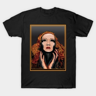 MARLENE DIETRICH AMERICAN AND GERMAN ACTRESS AND SINGER T-Shirt